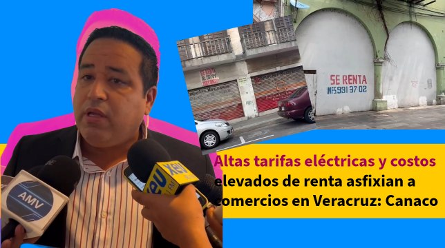 Altas tarifas eléctricas y costos elevados de renta asfixian a comercios en Veracruz: Canaco
