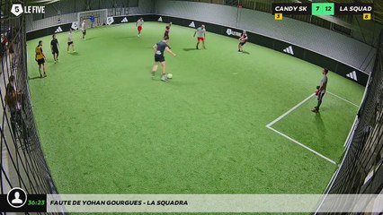 Faute de Yohan Gourgues - LA SQUADRA