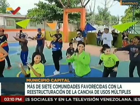 Barinas | GMBNBT rehabilita espacios en cancha deportiva en el municipio capital