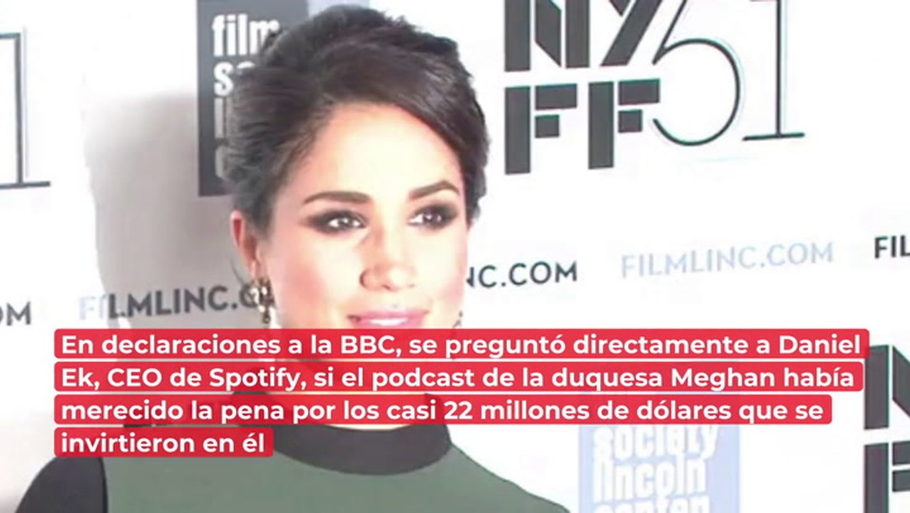 CEO de Spotify habla sobre el fracaso del podcast de Meghan Markle