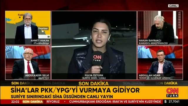 Suriye'nin kuzeyine hava harekatı canlı yayında! SİHA'lar terör yuvalarını vurmak için kalkış yaptı