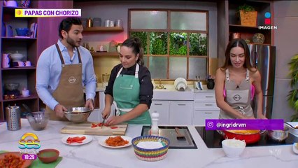 Prepara Papas con Chorizo con la Chef Ingrid Ramos