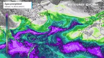 Depois da frente de sexta e sábado, a chuva em Portugal será reforçada por um rio atmosférico no domingo