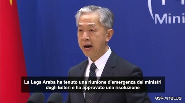 La Cina chiede a Israele e Hamas cessate il fuoco e ripresa dei colloqui