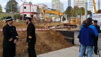 Wmurowano kamień węgielny pod nowy budynek Politechniki Morskiej