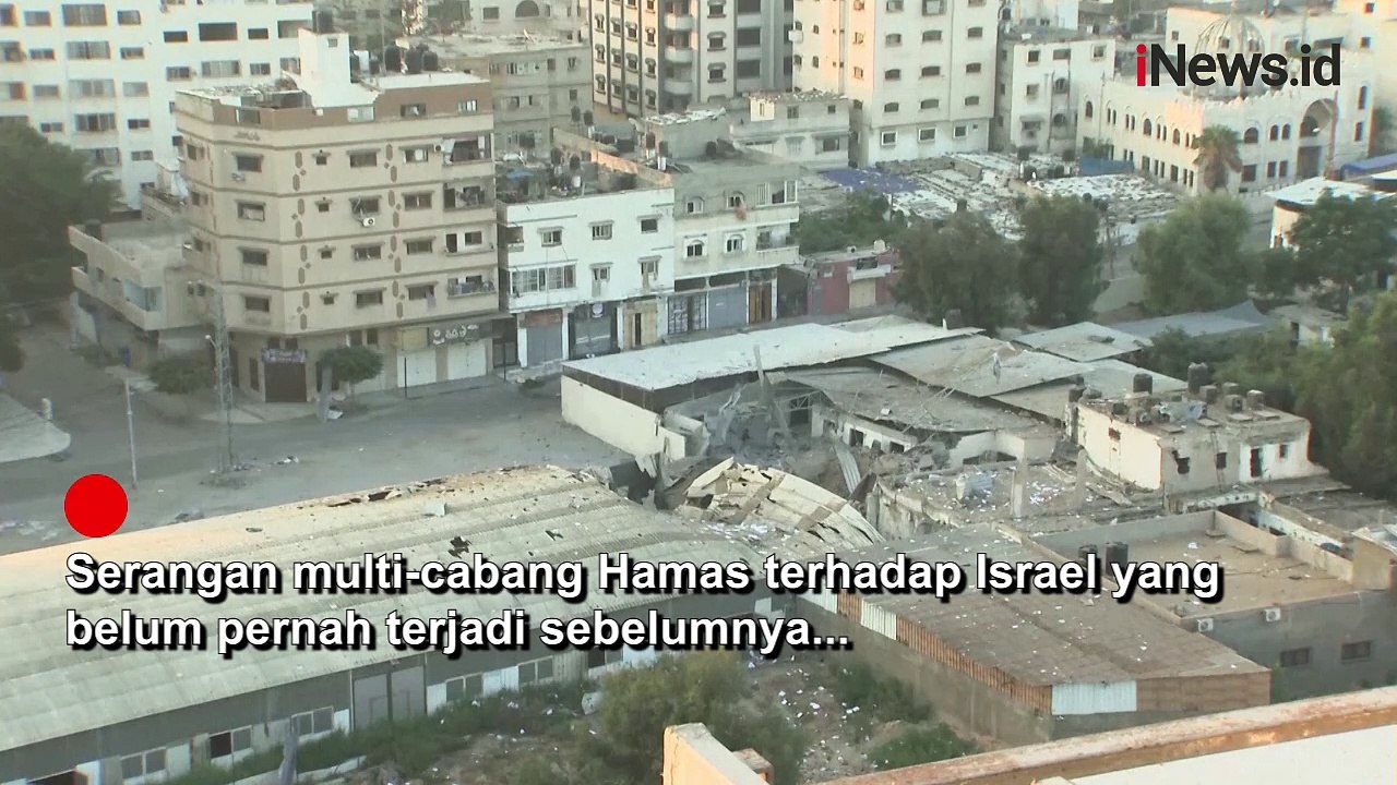 Kamp Pengungsi di Jalur Gaza Hancur, 1200 Warga Palestina Tewas