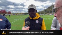 Steelers' DB Coach On Joey Porter's Pivotal INT Against Ravens