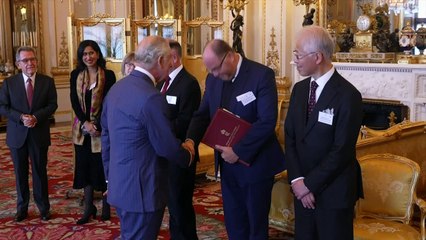King Charles presents Queen Elizabeth Prize for Engineering