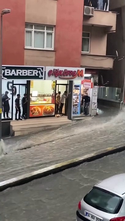 Streets Turned To A Rushing River