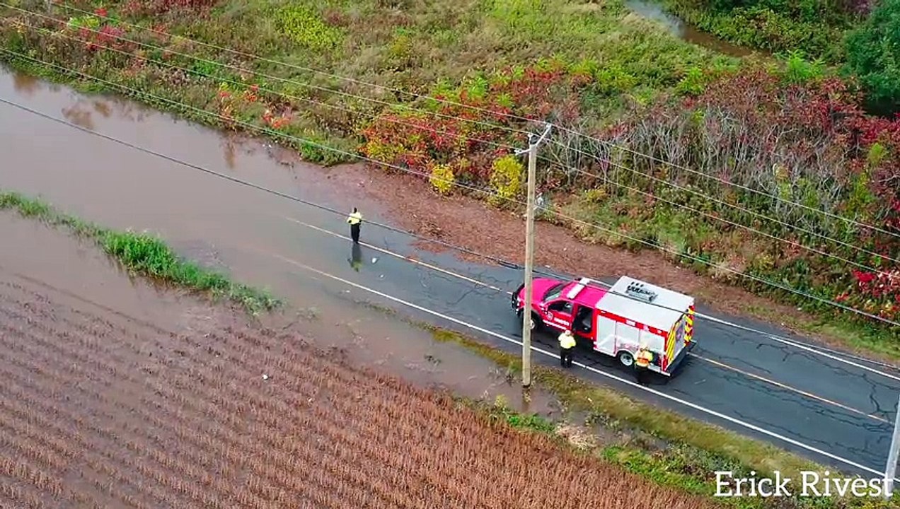 Les pompiers viennent en aide à Saint-Mathieu