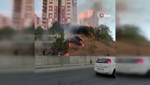 Kağıthane'de asker uğurlama eğlencesi sırasında yangın çıktı