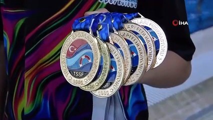 Henüz 11 yaşında...7 Türkiye şampiyonluğu, 30 da madalyası var