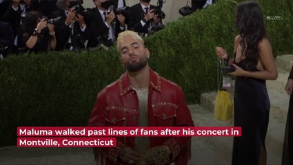 Maluma Sexually Assaulted By Fan At Show