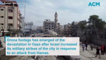 Gaza destruction captured on drone footage