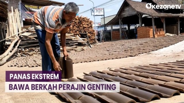 Panas Ekstrem Bawa Berkah, Perajin Genting di Boyolali Genjot Produksi