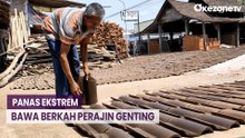 Panas Ekstrem Bawa Berkah, Perajin Genting di Boyolali Genjot Produksi
