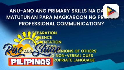 Tips para ma-develop ang professional communication skills