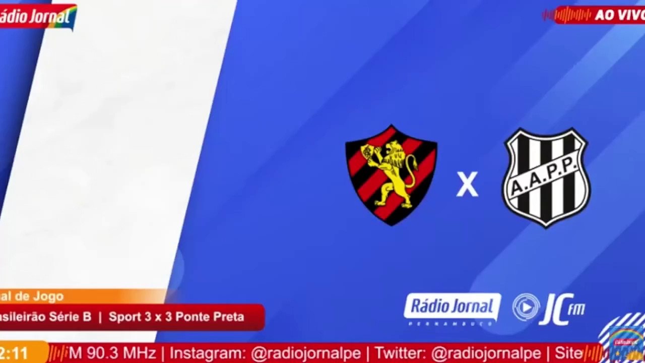 SPORT: DIEGO SOUZA SOLTA O VERBO sobre APAGÃO do time contra PONTE PRETA