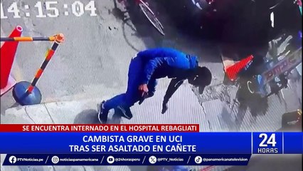 Cambista en UCI tras ser baleado por ladrón en Cañete