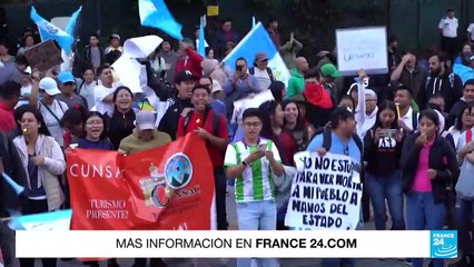 Se cumple una semana de paro nacional en Guatemala en apoyo a presidente electo