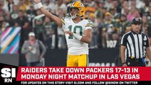 Raiders Beat Packers 17-13 in Las Vegas on Monday Night Football