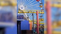 Man claiming to be a suicide bomber climbs Ferris wheel on Santa Monica pier - sparking evacuation: Terrified people are left trapped on ride amid heightened tensions after Israel terror