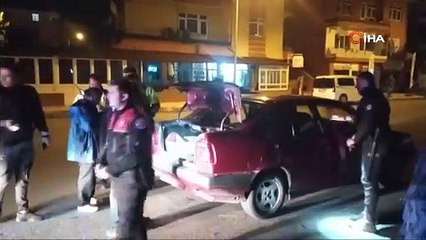 Çorum’da şok uygulama! Polis araçları didik didik aradı