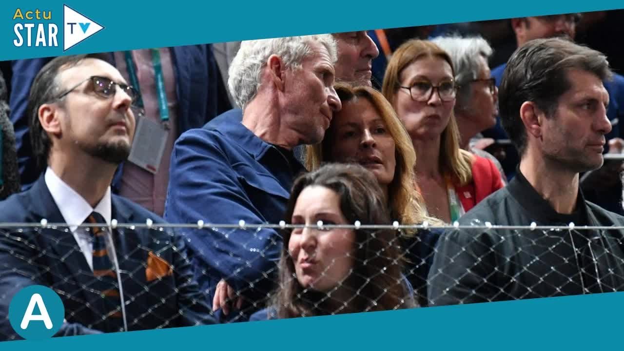 Victoire d'Holger Rune à Paris : Denis Brogniart et sa femme complices, Julien Courbet avec son disc