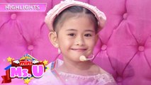 Vice and Anne admires the intelligence of Mini Miss U Maria Yzabelle | It's Showtime Mini Miss U