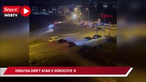 Ordu'da drift atan 5 sürücüye 36 bin TL ceza