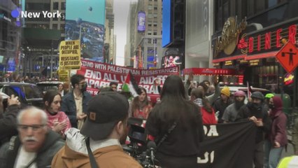 À New-York, manifestations pro-palestinienne et en solidarité avec Israël