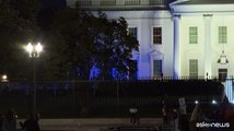 La Casa Bianca si illumina con i colori della bandiera israeliana
