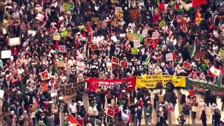 Israeli, Palestinian supporters rally and clash for a second day in NYC