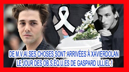 XavierDolan explique enfin son absence aux obsèques de son meilleur ami Gaspard Ulliel!