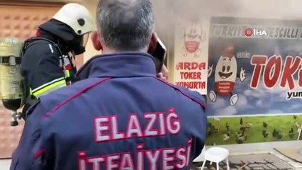 Une bouteille de gaz a explosé au travail à Elazığ : 1 blessé