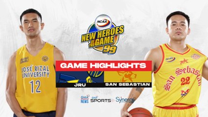 NCAA 99 Men's Basketball SSC-R vs. JRU (Highlights) | NCAA Season 99
