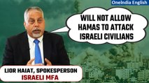 Israel-Palestine Conflict: Israeli MFA spokesperson’s sharp message to Hamas | Watch | Oneindia News