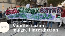 Guerre Israël-Hamas : à Lyon, une manifestation pro-palestinienne dispersée par la police