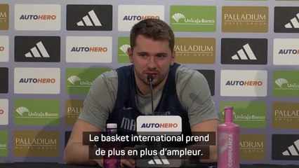 Dallas Mavericks - Dončić : “Le basket international prend de plus en plus d'ampleur”