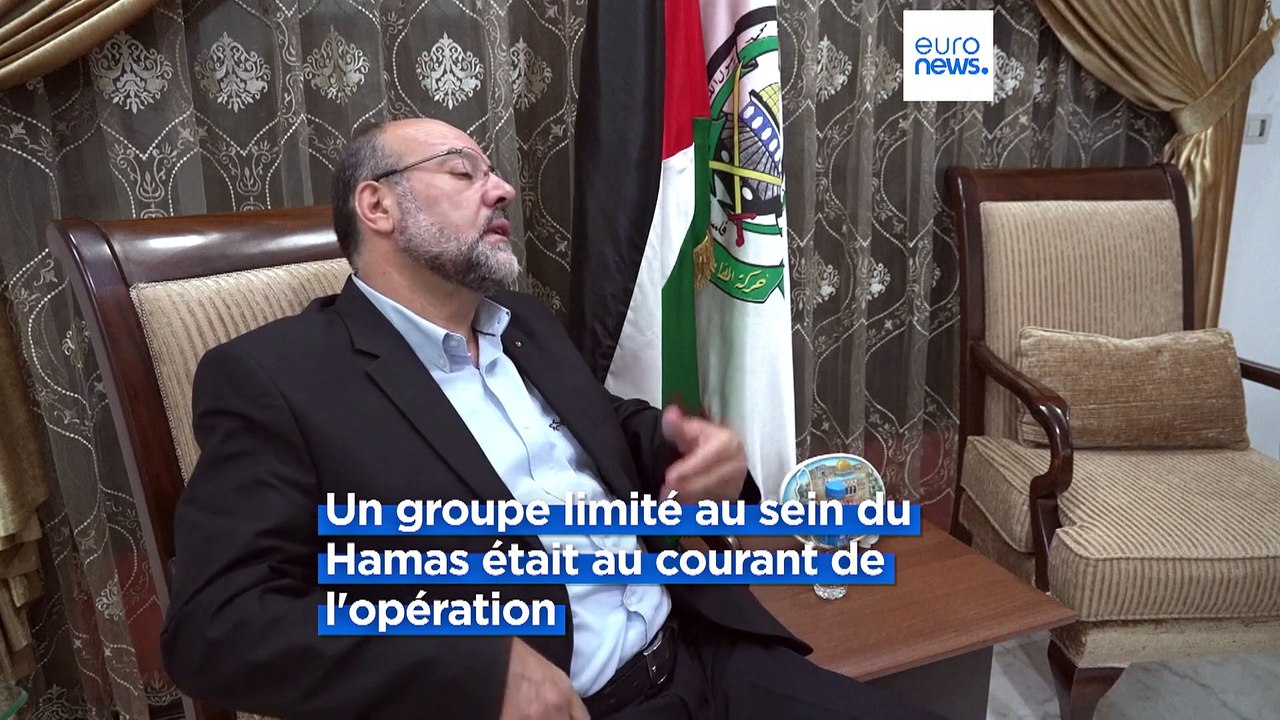 Attaque contre Israël : un haut responsable du Hamas s'exprime