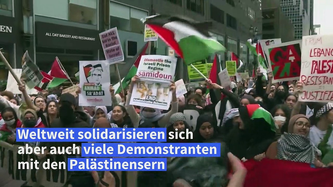 Nahost-Konflikt mobilisiert Menschen weltweit