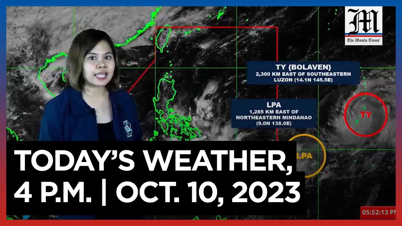Today's Weather, 4 P.M. | Oct. 10, 2023