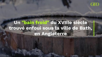 Découverte exceptionnelle : un "bain froid" du XVIIIe siècle trouvé enfoui sous la ville de Bath, en Angleterre
