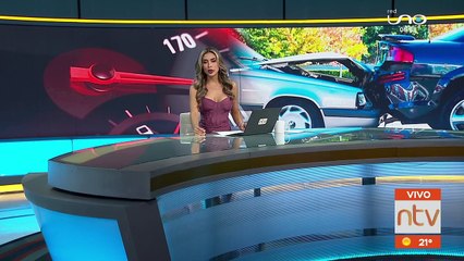 Chocó contra la chata de un camión en las Brechas