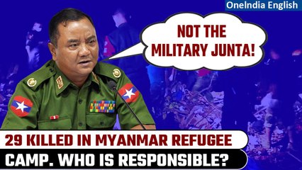 Myanmar: 29, including kids, killed in artillery strike on camp for displaced people | Oneindia News
