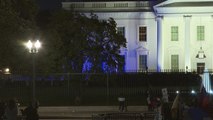 إضاءة البيت الأبيض بألوان العلم الإسرائيلي