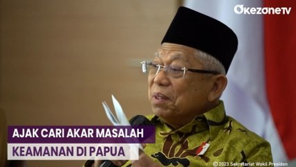 Ajak Tokoh HAM Cari Akar Masalah Keamanan di Papua, Wapres: Asal Jangan Minta Merdeka Lah