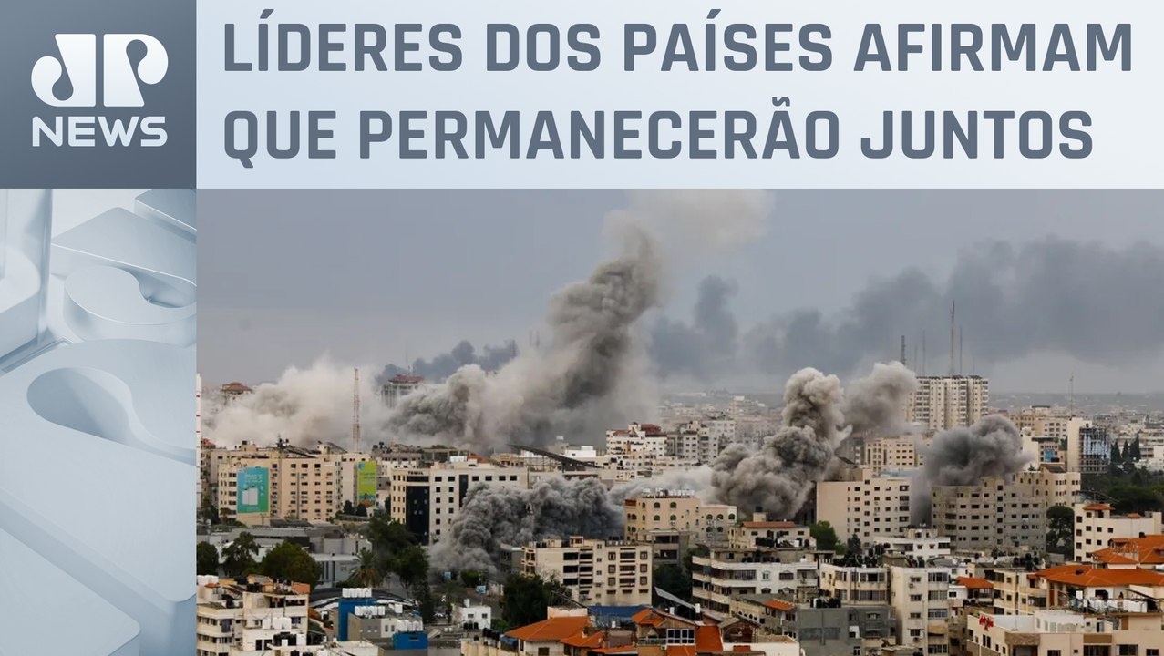 EUA, Reino Unido, Alemanha, Itália e França fazem declaração conjunta de apoio a Israel