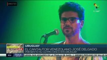 Cantautor venezolano José Delgado presenta su último disco en Uruguay