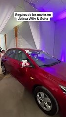 Video: Auto y camioneta 0km , los regalos de boda para una pareja de recién casados